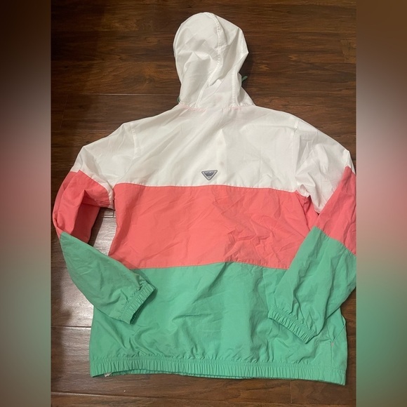 Columbia PFG Harborside Windbreaker Size M - Picture 5 of 7